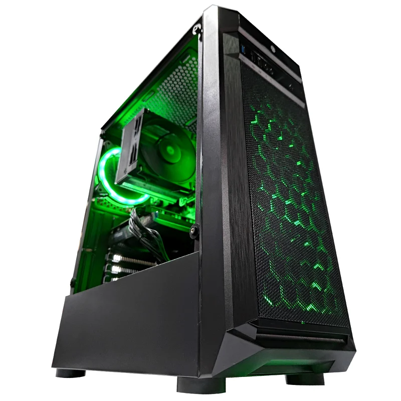 Alpha Harley V2 Black Desktop Gaming PC | AMD Ryzen 5 5500 | 16GB RAM | 500GB SSD | RTX 4060 | Windows 11 Pro
