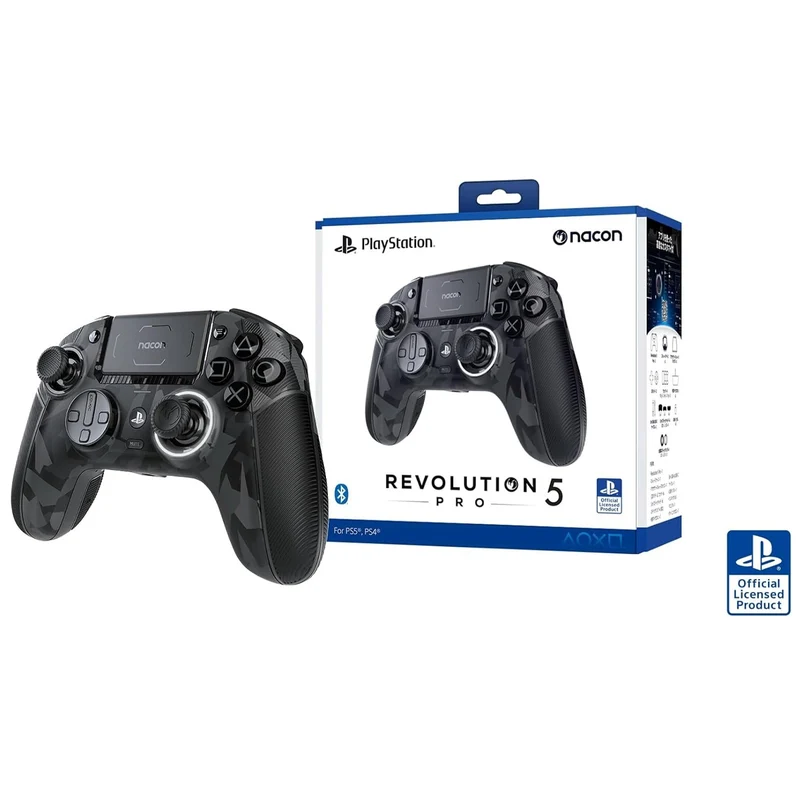 Nacon Revolution 5 Pro Controller for PS4/ PS5 (Black, White, Urban Camo, Forest Camo, Arctic Camo), (PS5RP5UK, PS5RP5WUK, PS5RP5FRUKURBAN, PS5RP5FRUKFOREST, PS5RP5FRUKARCTIC)