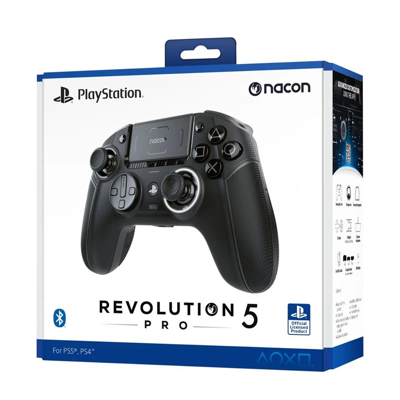Nacon Revolution 5 Pro Controller for PS4/ PS5 (Black, White, Urban Camo, Forest Camo, Arctic Camo), (PS5RP5UK, PS5RP5WUK, PS5RP5FRUKURBAN, PS5RP5FRUKFOREST, PS5RP5FRUKARCTIC)