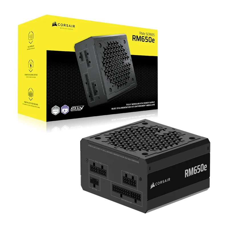 Corsair RMe Series RM650e 650W Fully Modular Low-Noise ATX Power Supply (CP-9020302-NA)