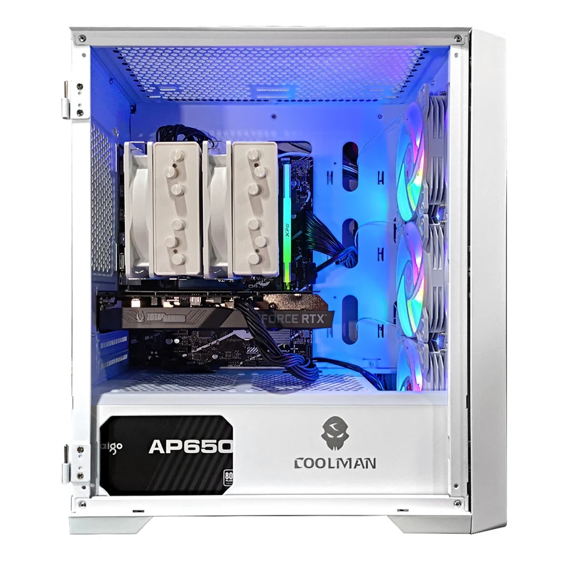 Alpha Ruby White Desktop Gaming PC | Intel i5 12400F | 16 GB RAM | 512 GB SSD | RTX 3060 | Windows 11 Pro