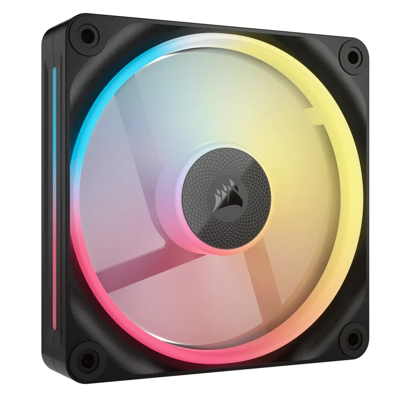 Corsair iCue Link LX120-R RGB 120mm PWM Reverse Single Expansion Fan Kit (Black, White)
