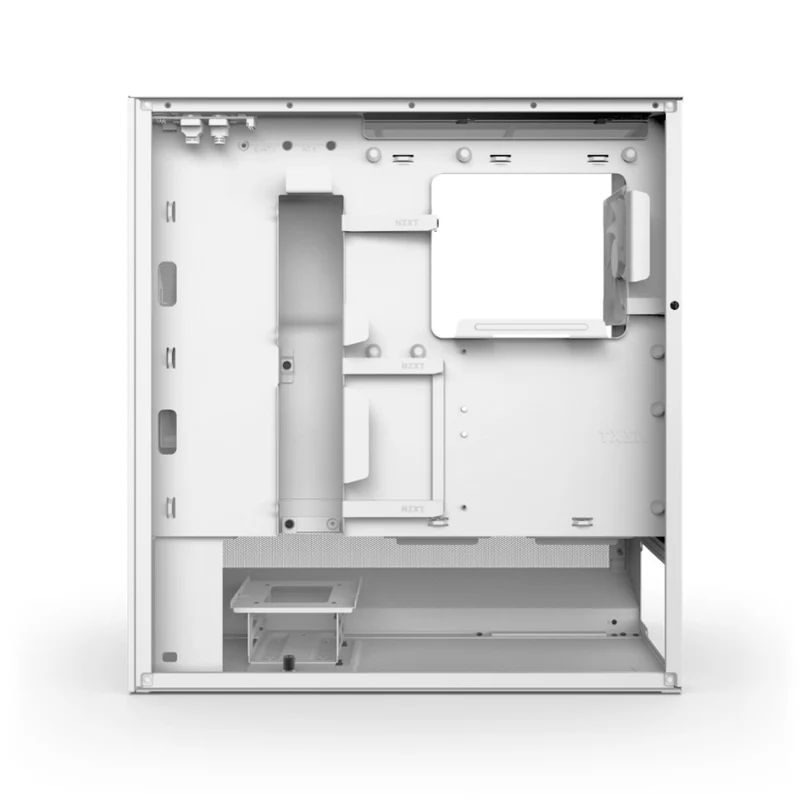 NZXT H5 Flow Compact ATX Mid-Tower Airflow Case (Black, White) (CC-H52FB-01, CC-H52FW-01)