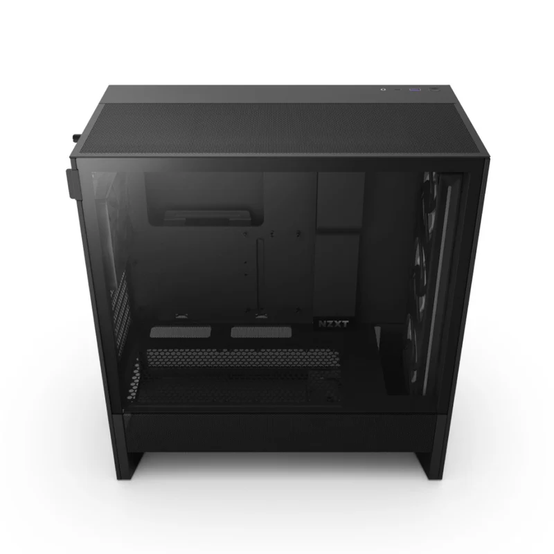 NZXT H5 Flow RGB (2024) Compact ATX Mid-Tower Airflow Case with RGB Fans (Black, White) (CC-H52FB-R1, CC-H52FW-R1)