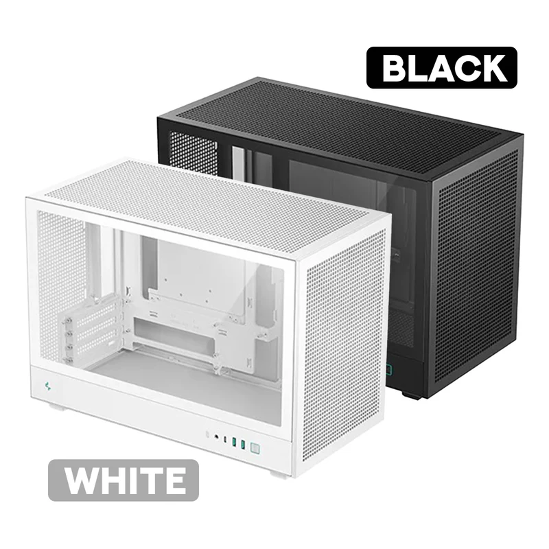 Deepcool CH260 High Airflow Mesh Panels M-ATX Compact Case (Black, White) (R-CH260-BKNGM0-G-1, R-CH260-WHNGM0-G-1)