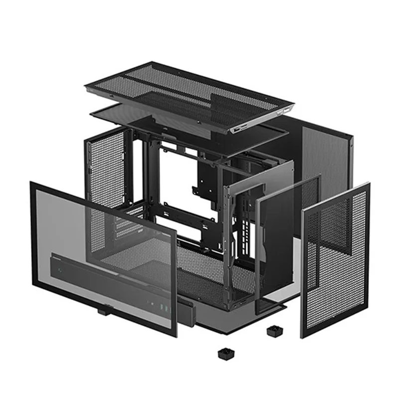 Deepcool CH260 High Airflow Mesh Panels M-ATX Compact Case (Black, White) (R-CH260-BKNGM0-G-1, R-CH260-WHNGM0-G-1)