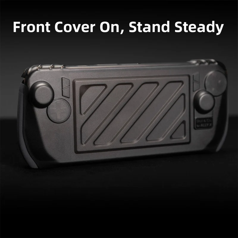 Skull & Co. HardShell Front Cover for ROG Ally X StandGrip (Smoky Black, Neon Green, Neon Orange) (ALXFC-SBK, ALXFC-NGN, ALXFC-NOG)