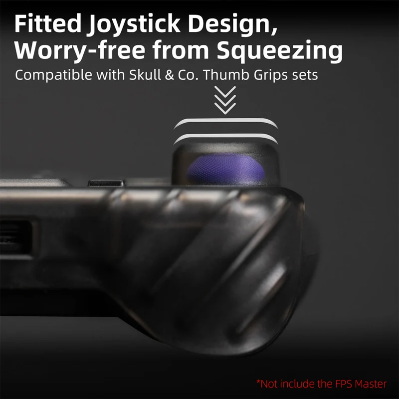 Skull & Co. HardShell Front Cover for ROG Ally X StandGrip (Smoky Black, Neon Green, Neon Orange) (ALXFC-SBK, ALXFC-NGN, ALXFC-NOG)