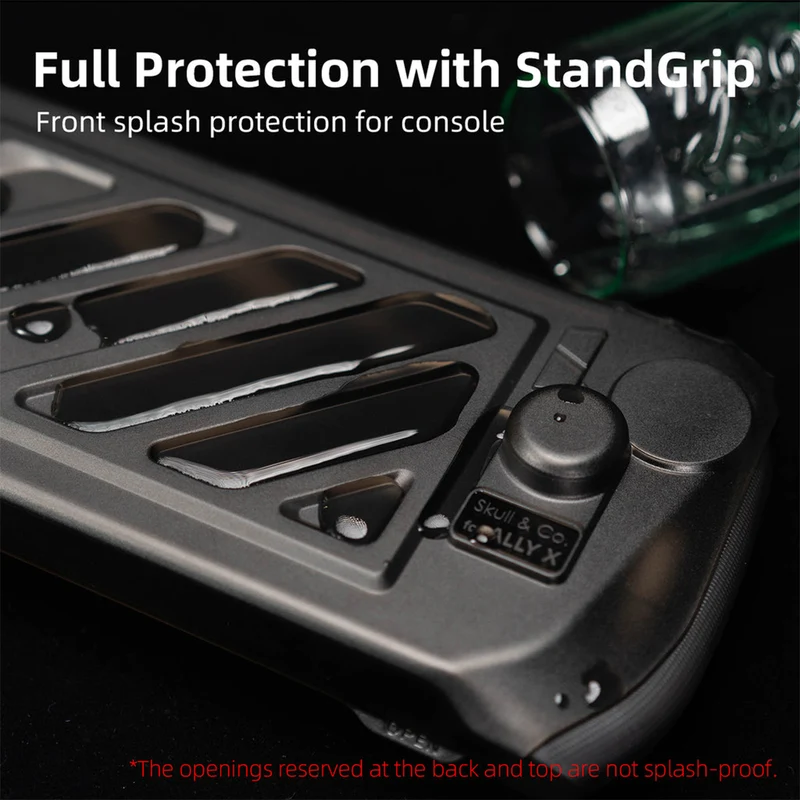 Skull & Co. HardShell Front Cover for ROG Ally X StandGrip (Smoky Black, Neon Green, Neon Orange) (ALXFC-SBK, ALXFC-NGN, ALXFC-NOG)