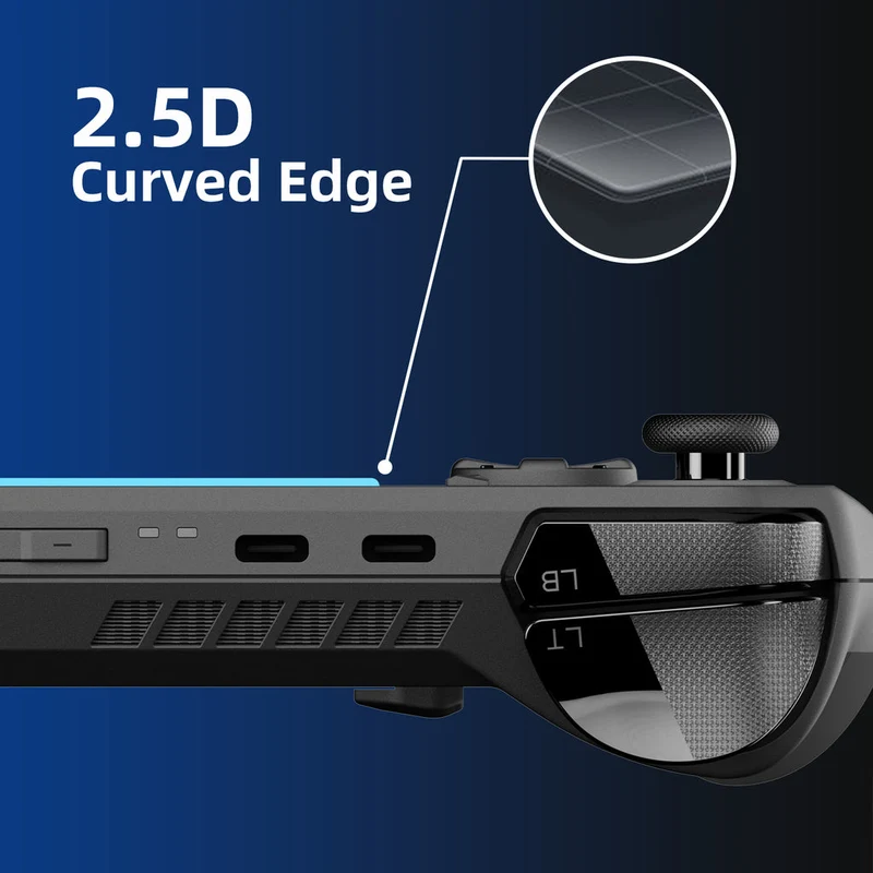 Skull & Co. Tempered Glass Screen Protector 9H Hardness / 2.5D Curved Edge Anti-Glare Matte Finish with Positioner for ROG Ally X (ALSP2-P-M)
