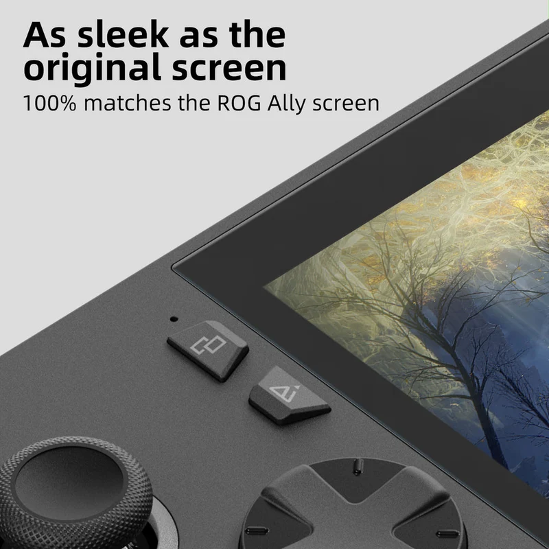 Skull & Co. Tempered Glass Screen Protector 9H Hardness / 2.5D Curved Edge with Positioner for ROG Ally X (ALSP2-P-G)