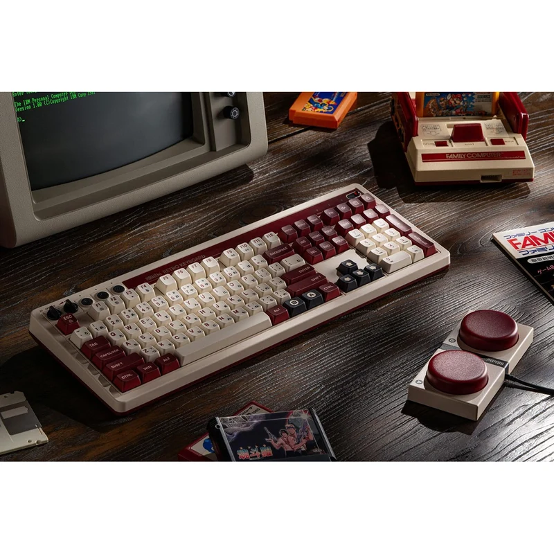 8Bitdo Retro 108 Mechanical Keyboard (Fami Edition, N Edition) (85HC)