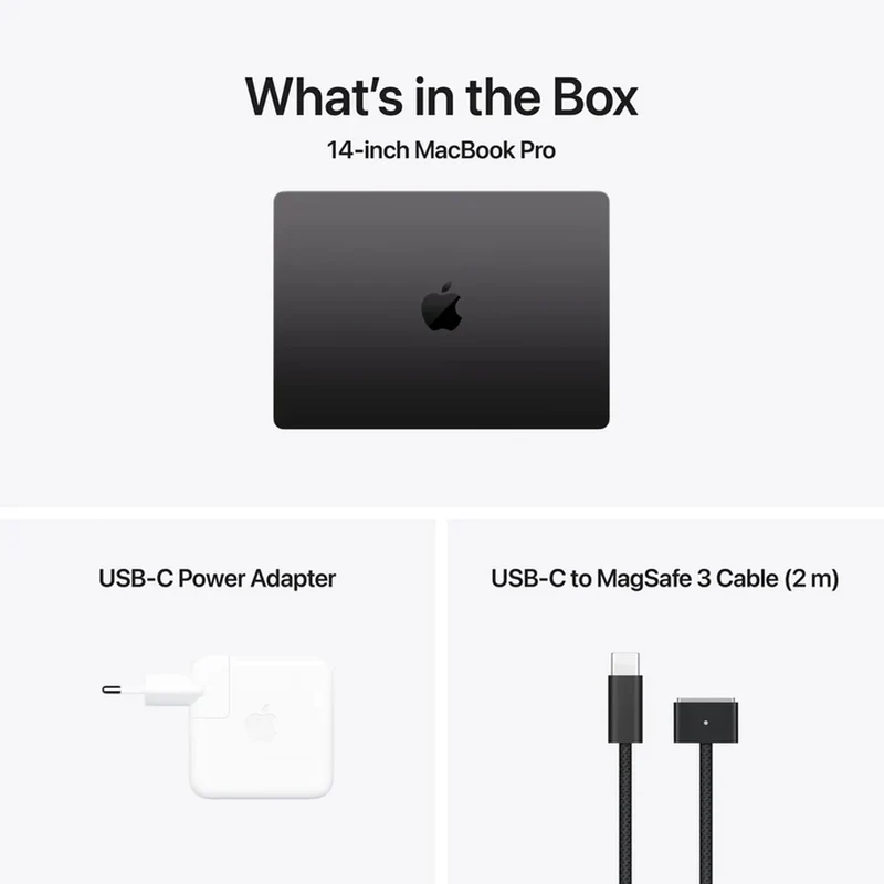 MacBook Pro 14” (MW2U3PP/A) (Space Black) | M4 Chip | 10-core CPU | 10-core GPU | 16GB RAM | 512GB SSD