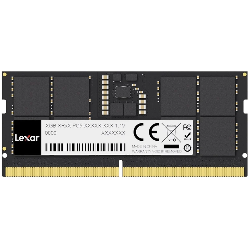 Lexar 16GB DDR5 5600MT/s CL46 SODIMM Laptop Memory (LD5S16G56C46ST-BGS)