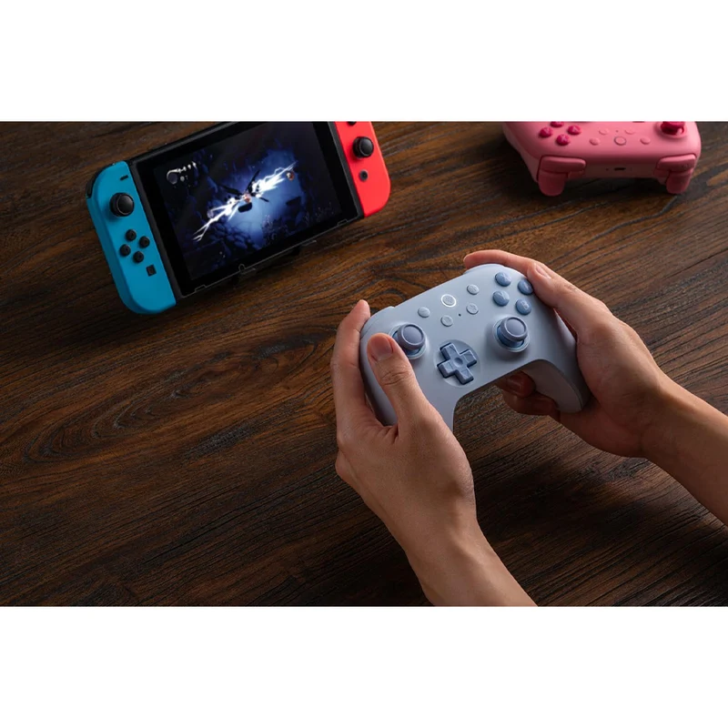8Bitdo Ultimate 2C Bluetooth Controller For Switch (80NC) (Blue, Pink)