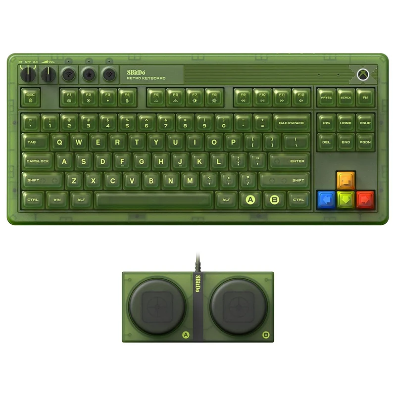8Bitdo Retro 87 Mechanical Keyboard Xbox Edition (85HD)