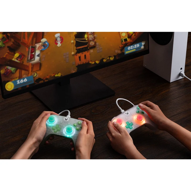8Bitdo Ultimate Mini Wired Controller for Xbox (82CC) (Translucent Green, Translucent Pink, Translucent White)