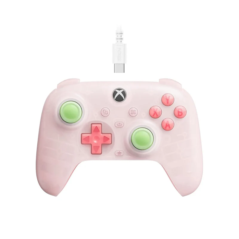 8Bitdo Ultimate Mini Wired Controller for Xbox (82CC) (Translucent Green, Translucent Pink, Translucent White)