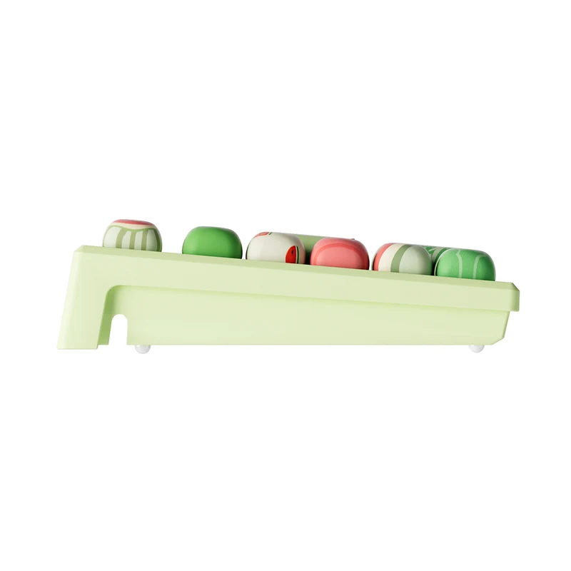 Akko x MonsGeek MG108B Watermelon Multi-Mode RGB Hot-Swappable Mechanical Keyboard (Akko V3 Piano Pro Switch)