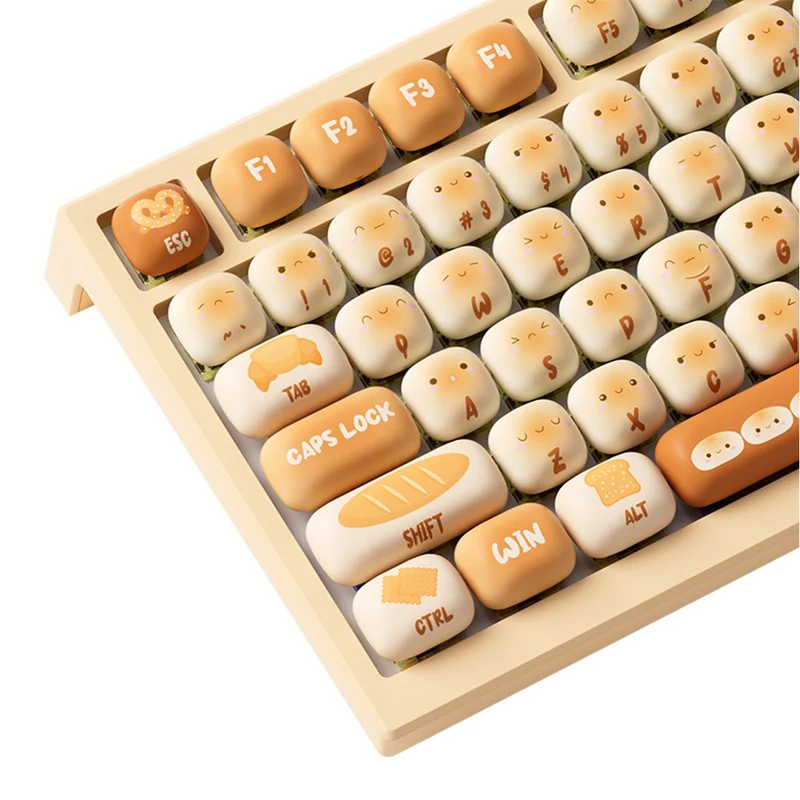 Akko x MonsGeek MG75W Bun Wonderland Dual-Mode Hot-Swappable Mechanical Keyboard (Akko V3 Piano Pro Switch, Akko Creamy Cyan Switch)