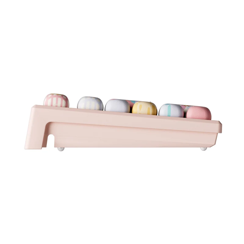 Akko x MonsGeek MG108B Piggy Party Multi-Mode RGB Hot-Swappable Mechanical Keyboard (Akko V3 Piano Pro Switch, Akko Creamy Cyan Switch)