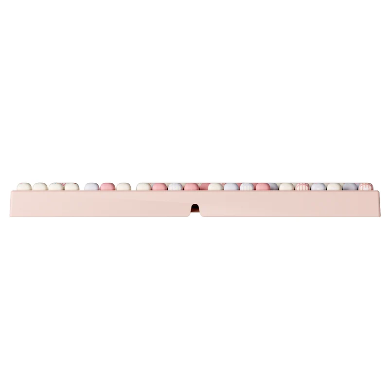 Akko x MonsGeek MG108B Piggy Party Multi-Mode RGB Hot-Swappable Mechanical Keyboard (Akko V3 Piano Pro Switch, Akko Creamy Cyan Switch)