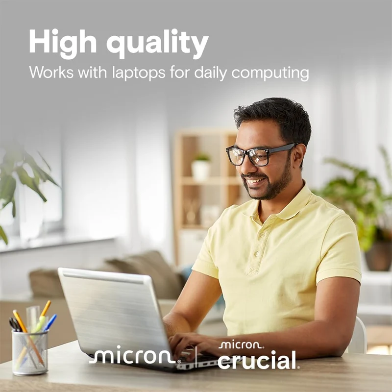 Crucial E100 PCIe Gen4 NVMe 2280 M.2 Internal SSD (480GB, 1TB), (CT480E100SSD8, CT1000E100SSD8)