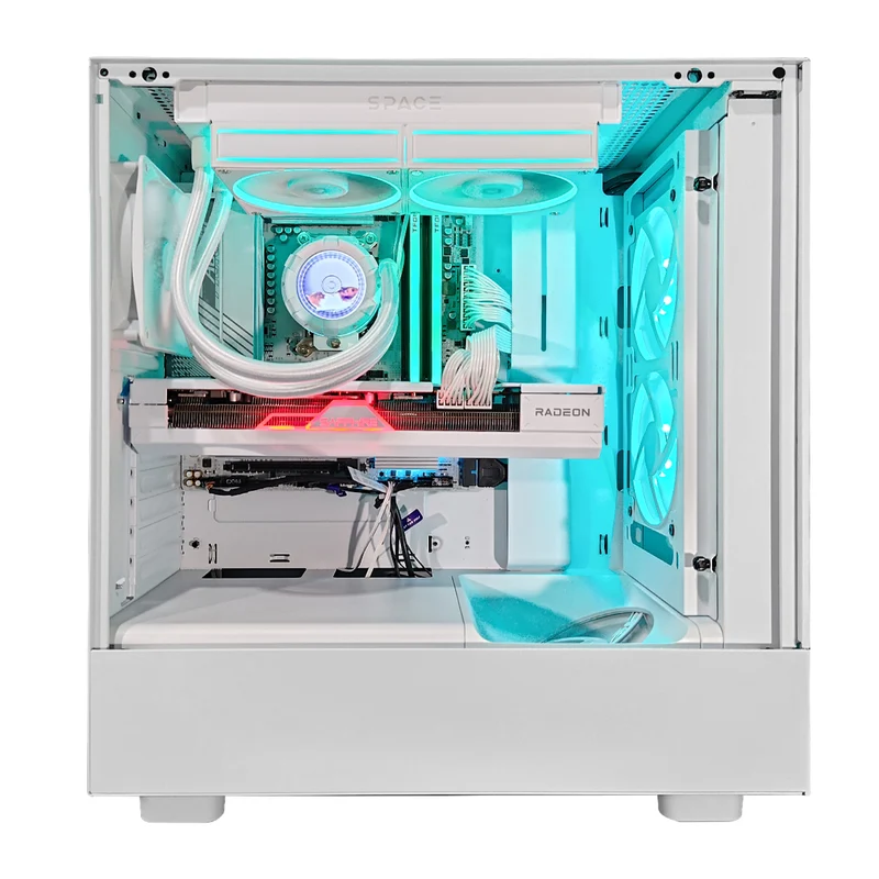 Sophos H5 Flow White Desktop Gaming PC | AMD Ryzen 7 7700X | 32GB RAM | 1TB SSD | RX 7800 XT | Windows 11 Pro