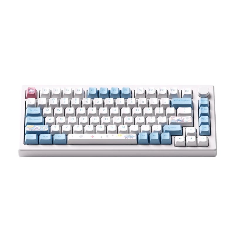 Akko MOD 007 HE PC Wired RGB Hot-Swappable Mechanical Keyboard (Stellar Journey) (Akko Cream Yellow Magnetic Switch)