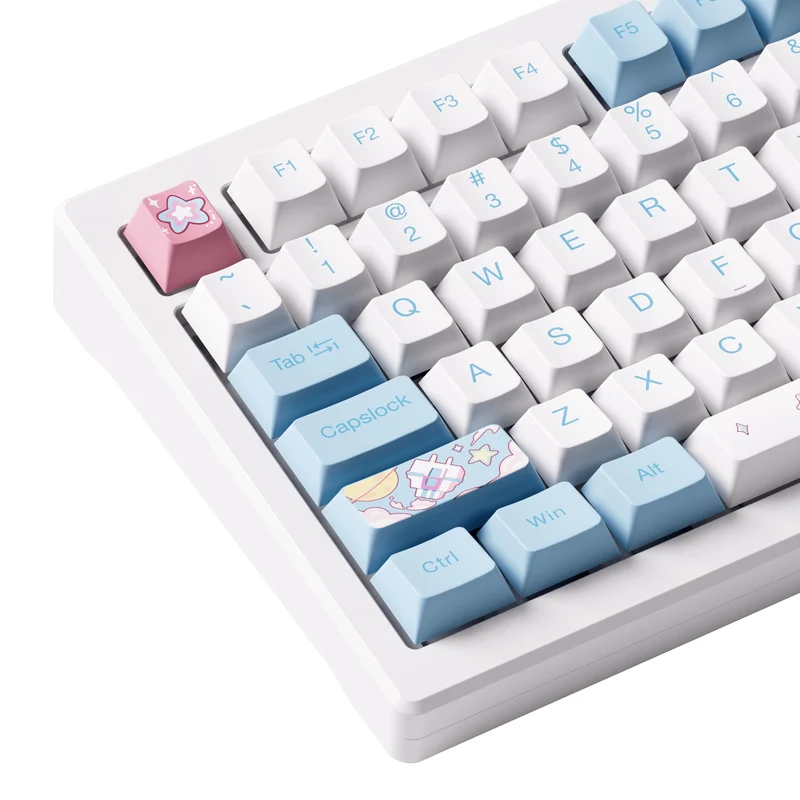 Akko MOD 007 HE PC Wired RGB Hot-Swappable Mechanical Keyboard (Stellar Journey) (Akko Cream Yellow Magnetic Switch)