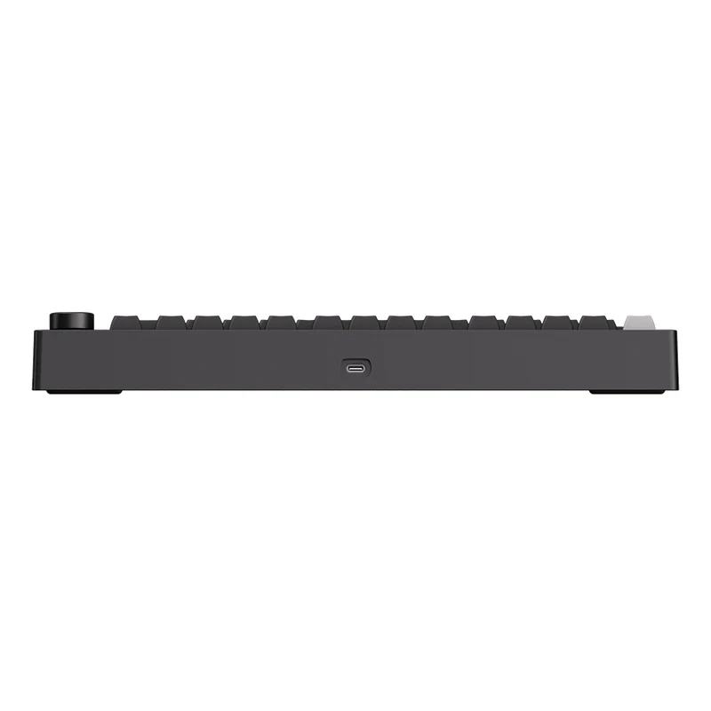 MonsGeek M1 V5 VIA White on Black Aluminum Case Multi-Mode RGB Hot-Swappable Mechanical Keyboard (Akko V3 Piano Pro Switch)