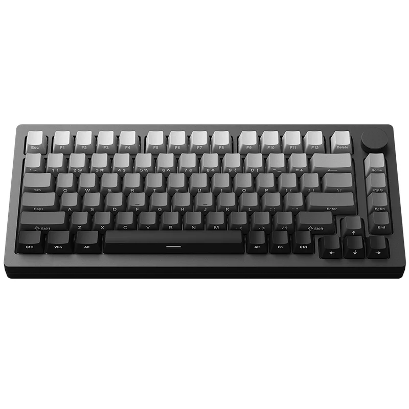 MonsGeek M1W V3 VIA Aluminum Case Multi-Mode RGB Hot-Swappable Mechanical Keyboard (Dark Night) (Akko Rosewood Switch)