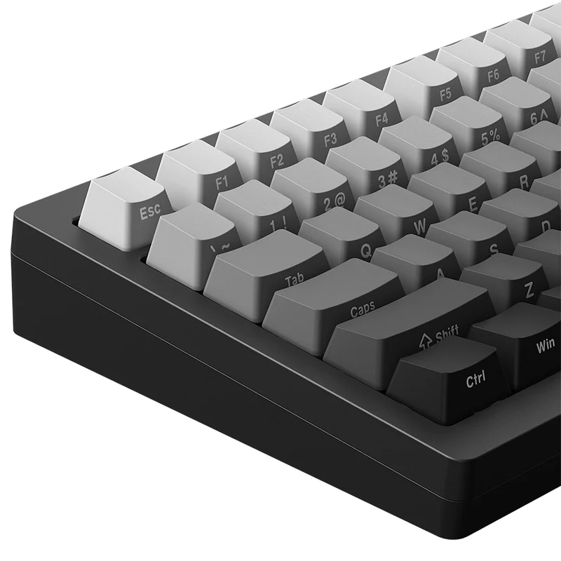 MonsGeek M1W V3 VIA Aluminum Case Multi-Mode RGB Hot-Swappable Mechanical Keyboard (Dark Night) (Akko Rosewood Switch)