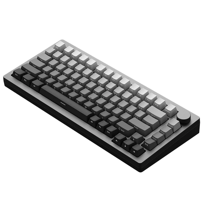 MonsGeek M1W V3 VIA Aluminum Case Multi-Mode RGB Hot-Swappable Mechanical Keyboard (Dark Night) (Akko Rosewood Switch)