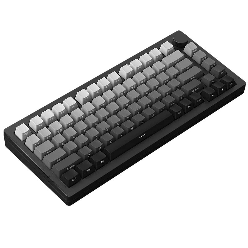 MonsGeek M1W V3 VIA Aluminum Case Multi-Mode RGB Hot-Swappable Mechanical Keyboard (Dark Night) (Akko Rosewood Switch)