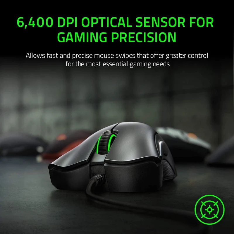 RAZER DEATHADDER 6400 DPI GAMING MOUSE