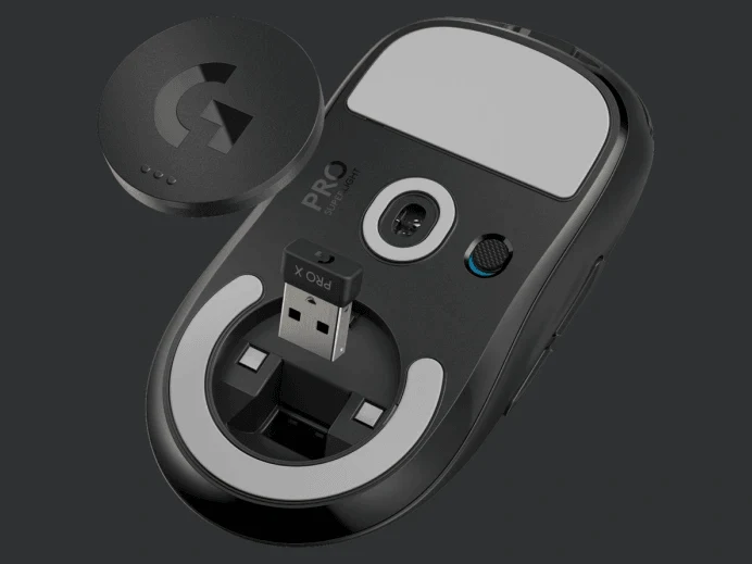 Logitech Pro X Superlight Wireless Gaming Mouse (Black)