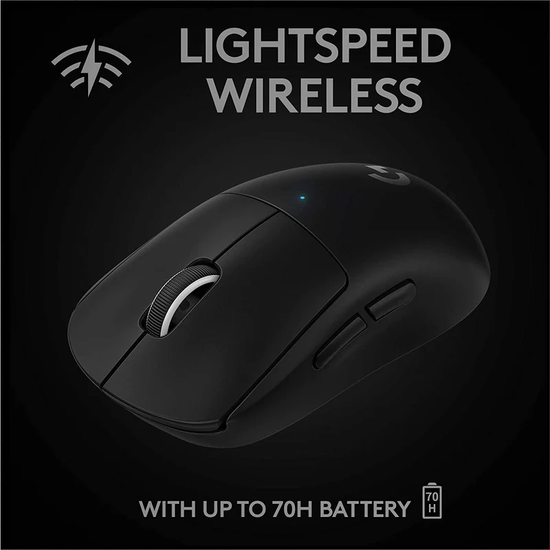 Logitech Pro X Superlight Wireless Gaming Mouse (Black)