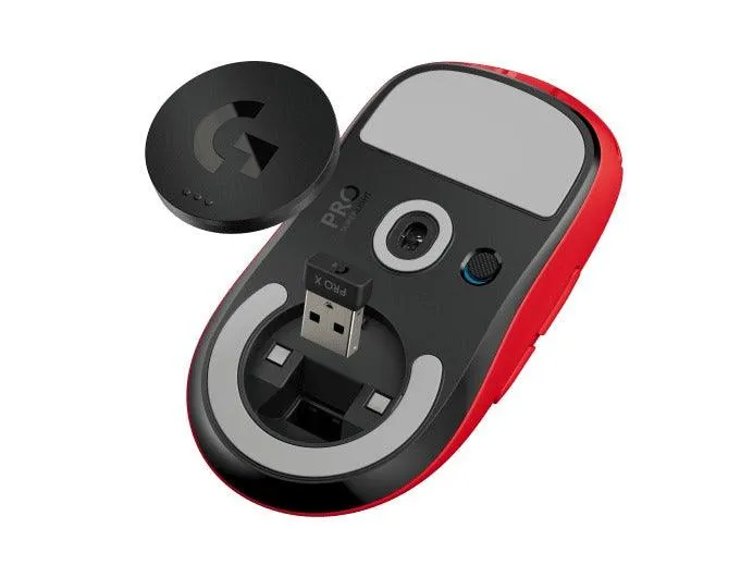 Logitech Pro X Superlight Wireless Gaming Mouse (Red)