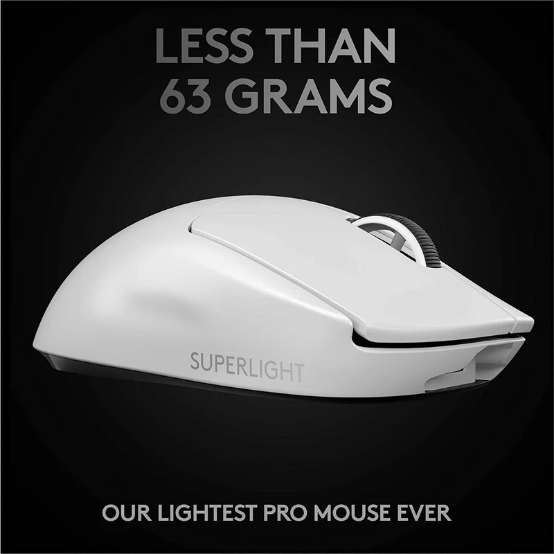 Logitech Pro X Superlight Wireless Gaming Mouse (White)