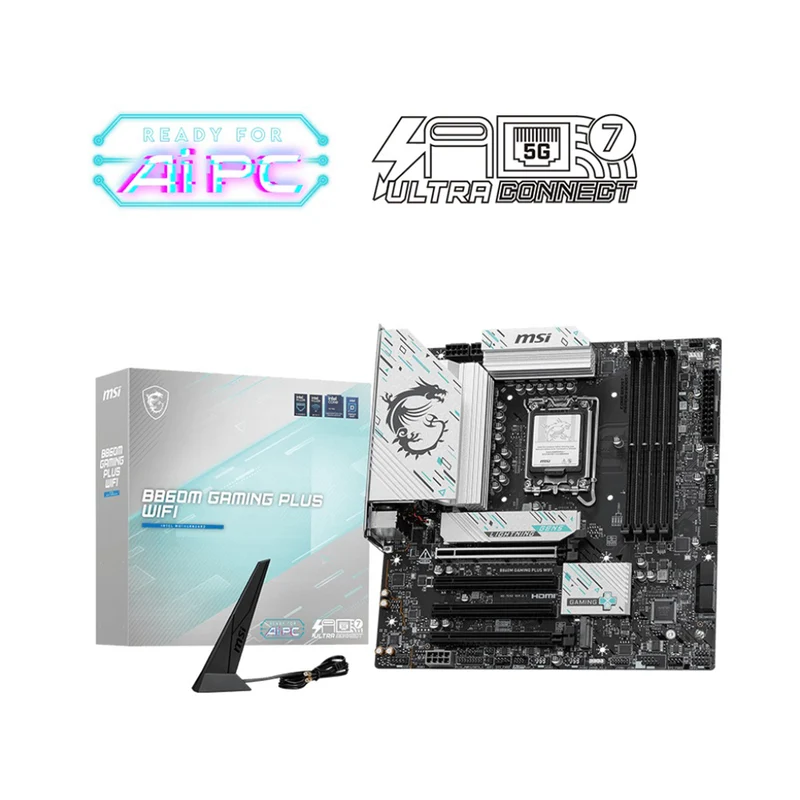MSI B860M Gaming Plus Wi-Fi DDR5 Intel Motherboard