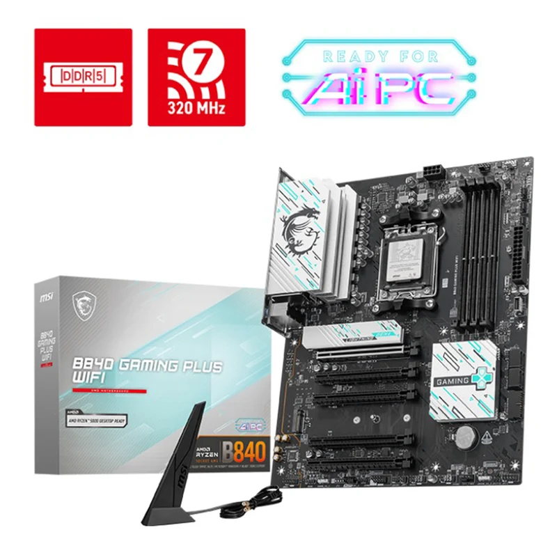 MSI B840 Gaming Plus WiFi DDR5 AM5 Motherboard
