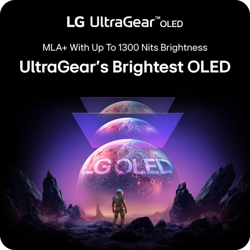 LG UltraGear OLED 27GX790A-B 27" QHD (2560x1440) 480Hz 0.03ms G-Sync Compatible DisplayPort 2.1 Gaming Monitor
