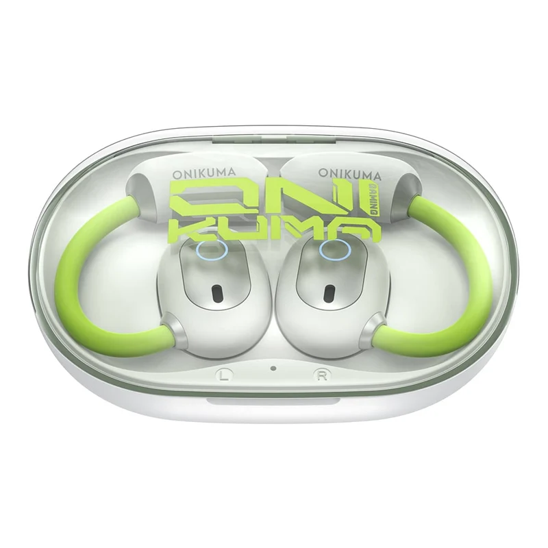 Onikuma T25 Wireless Earphones (White, Black)
