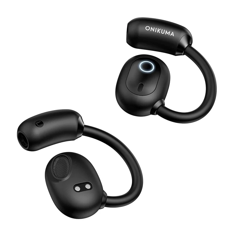 Onikuma T25 Wireless Earphones (White, Black)
