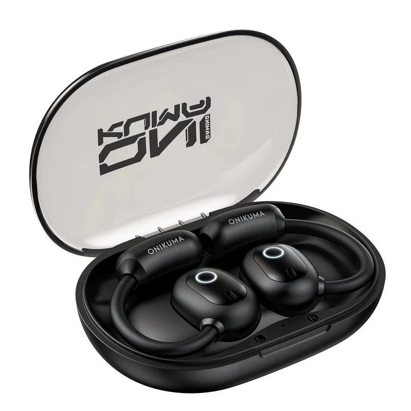 Onikuma T25 Wireless Earphones (White, Black)