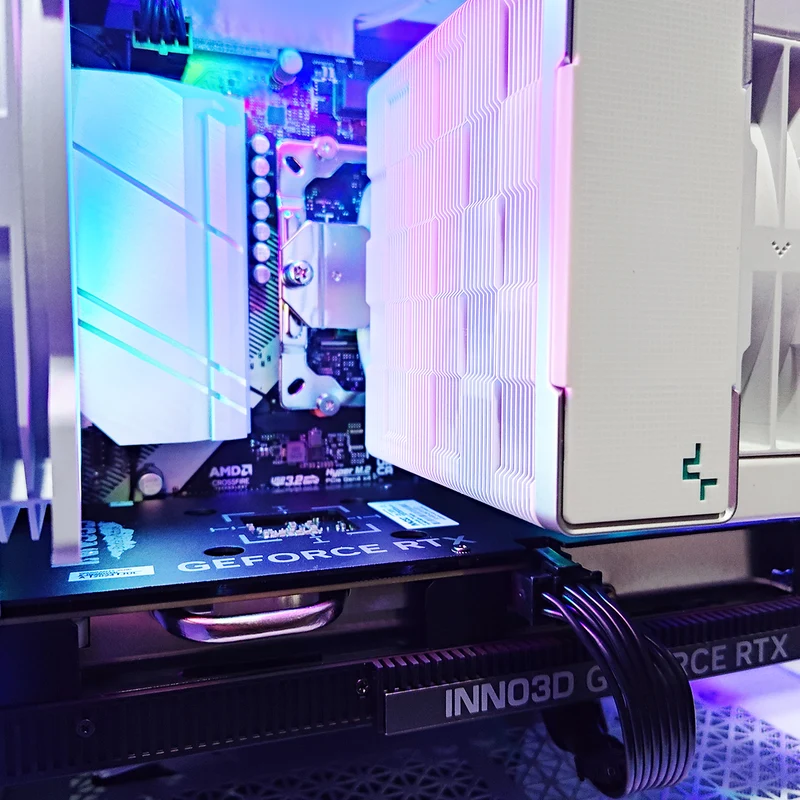 Alpha Reyna White Desktop Gaming PC | AMD Ryzen 5 5500 | 16 GB RAM | 512 GB SSD | RTX 4060 | Windows 11 Pro