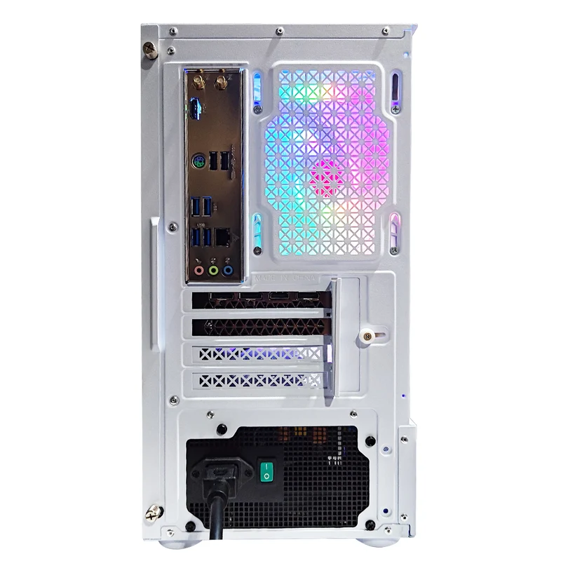 Alpha Reyna White Desktop Gaming PC | AMD Ryzen 5 5500 | 16 GB RAM | 512 GB SSD | RTX 4060 | Windows 11 Pro