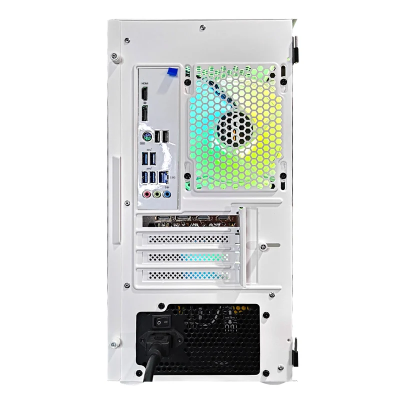 Alpha DLM 21 White Desktop Gaming PC | AMD Ryzen 5 5600 | 16GB RAM | 512GB SSD | RX 6600 | Windows 11 Pro