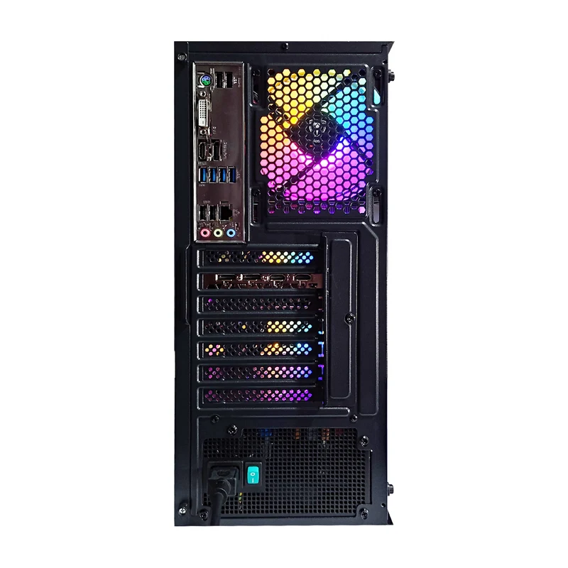 Alpha Cronus Black Desktop Gaming PC | AMD Ryzen 5 5600X | 16GB RAM | 512GB SSD | RX 6600 | Windows 11 Pro